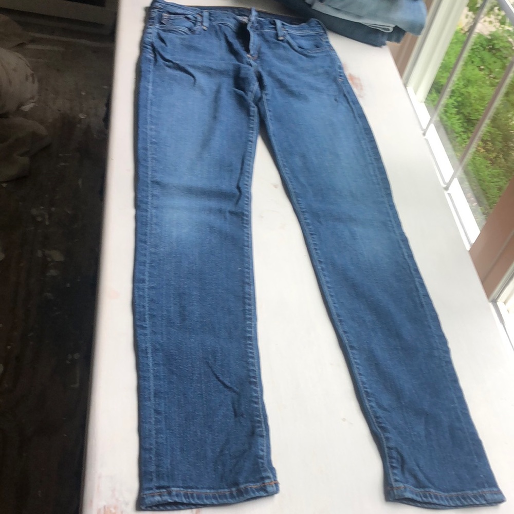Slick skinny jeans